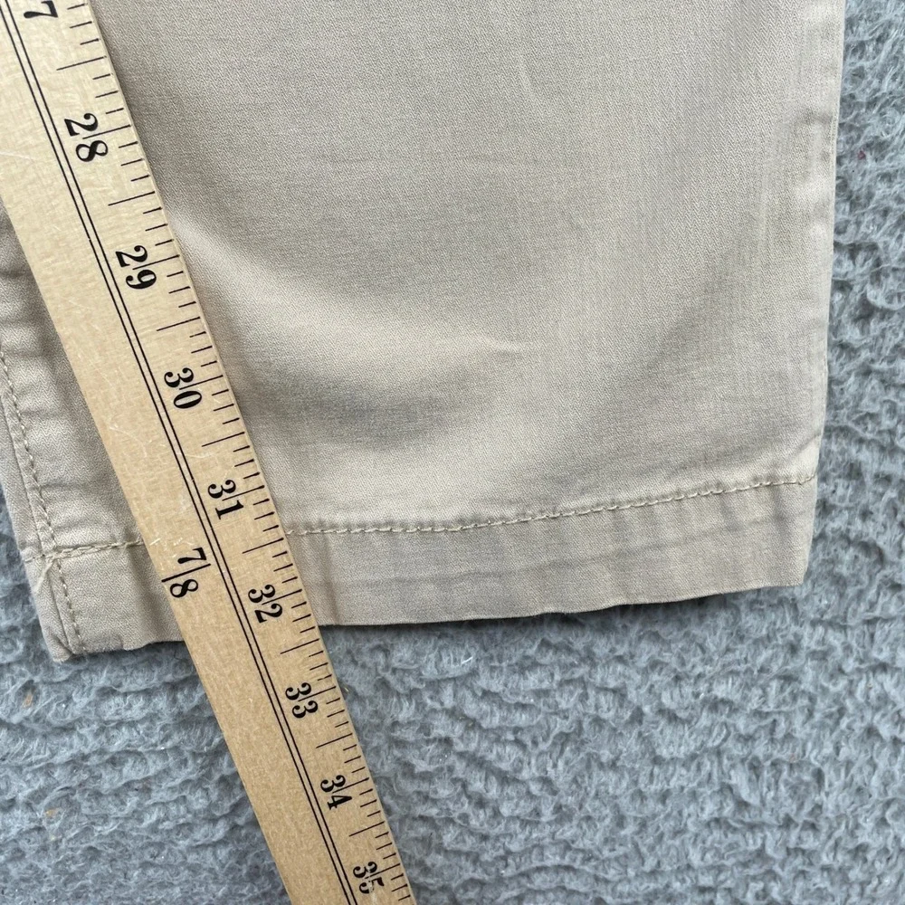 34 Heritage Chino Mens 38x34 Tan Hudson Mid-Rise Stretch Cotton Casual Pants - Picture 5 of 11